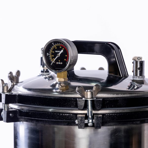 Portable Pressure Steam Sterilizer (Electric or LPG heated) - Image 2
